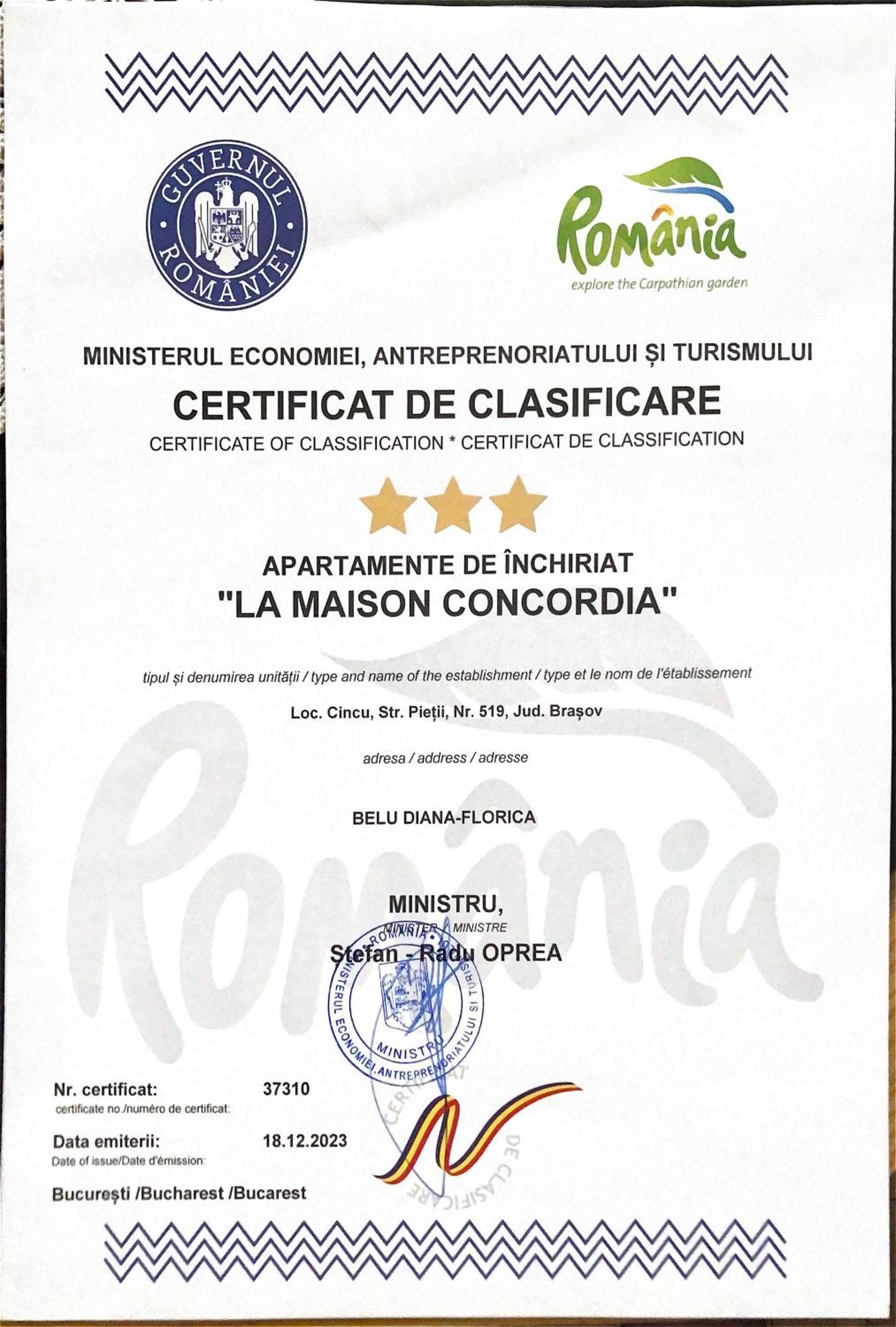 ,, La Maison Concordia " Cincu Dış mekan fotoğraf